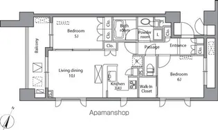 東京都千代田区神田三崎町3丁目【マンション】の間取り
