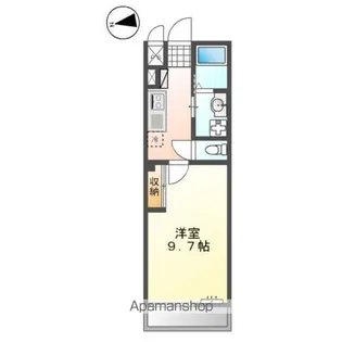 アミスタ【2階】の間取り
