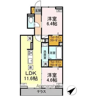 ベルク【1階】の間取り