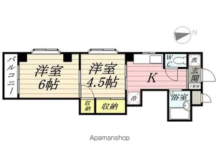 プレジール【5階】の間取り