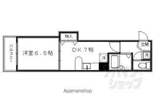 アブレスト今出川【501号室】の間取り