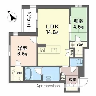シャーメゾングランデ【2階】の間取り
