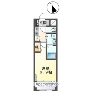 LIDIA【1階】の間取り