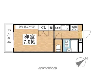 上田パストラルコート【201号室】の間取り