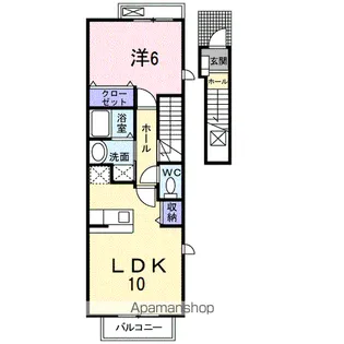 パラッツオA【2階】の間取り