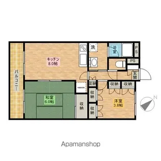 東京都豊島区池袋3丁目【マンション】の間取り