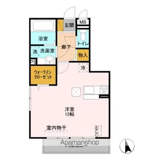 ヴィラ柴田中居【1階】の間取り