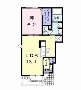 パッシィオーネT【1階】の間取り