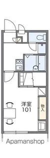 レオパレスグランシャリオ【106号室】の間取り