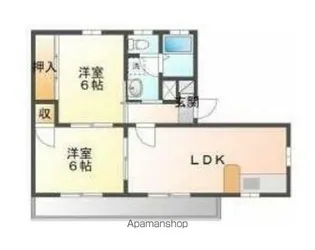 MARBLE【101号室】の間取り