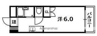 ダイバーシティ同志社【3階】の間取り