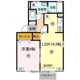 プチ・ヴィラージュ D【2階】の間取り