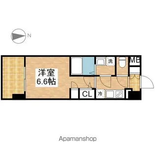 エスリード葵 広小路通【4階】の間取り