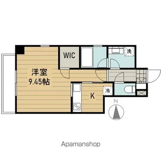 アンソレイユ【6階】の間取り