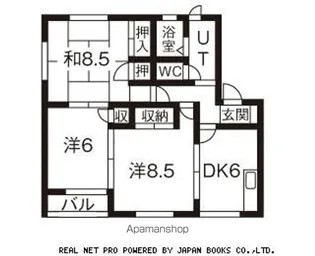 ラフィーネ 弐【2階】の間取り
