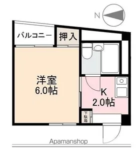 コーポ昭和【4階】の間取り