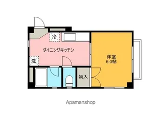 ハッピーマンション富士見【3階】の間取り