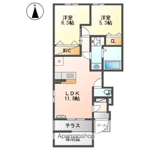 CELSUS GRANDE【1階】の間取り