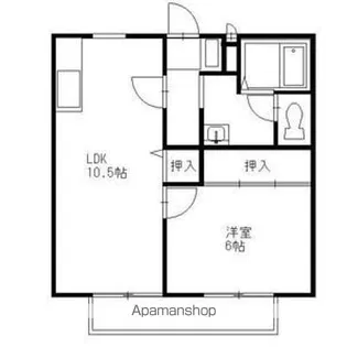 グランナチュール宝石台B(南)【2階】の間取り