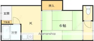 太田コーポ【1階】の間取り