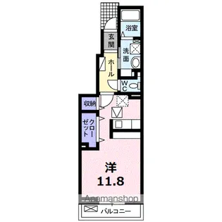 ビオーラ【1階】の間取り
