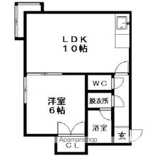 ソニア【102号室】の間取り