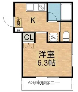 イースト・ピュアRK【2階】の間取り
