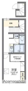 レオパレスタウンコートK【2階】の間取り