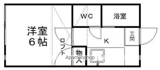 ロフティ富沢Ⅱ【2階】の間取り