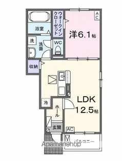 エス ウィステリア Ⅰ【1階】の間取り