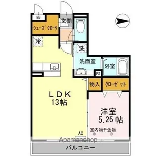 プランドール メゾン【3階】の間取り