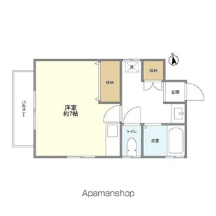 リトルフォレスト【1階】の間取り