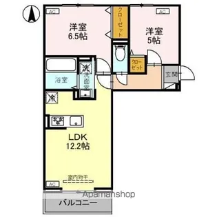 Wood ValleyⅡ【2階】の間取り