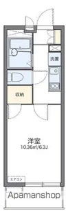 レオパレスFOREST【302号室】の間取り