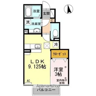 カーサ・Y II【1階】の間取り