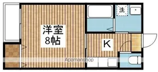 クレアーレ牡丹山【2階】の間取り