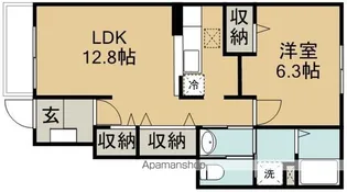 フィオーレⅠ【1階】の間取り