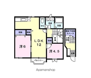 パシフィック ヒルズ【2階】の間取り