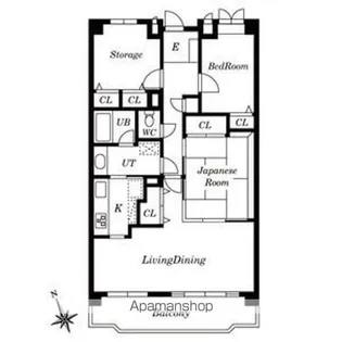 LEO拾八番館【4階】の間取り