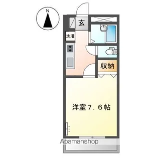 リトルシャトー【2階】の間取り