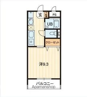 ボンヌ・シャンス【4階】の間取り