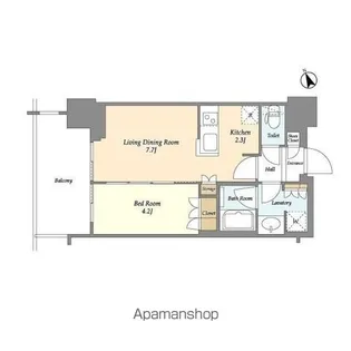 新日本EXビル【11階】の間取り