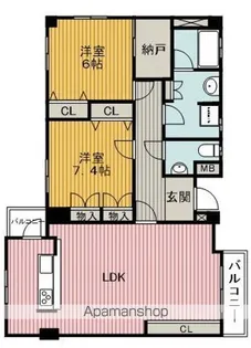 ハセはなみずき【2階】の間取り