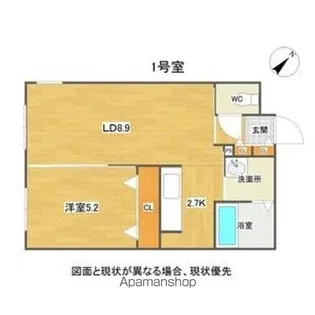 tomorrow山の手【1階】の間取り
