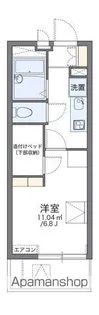 レオパレスTWOビレッジ【106号室】の間取り