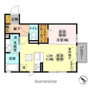 ティアラ 中丸【1階】の間取り