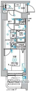DIPS西新井【4階】の間取り