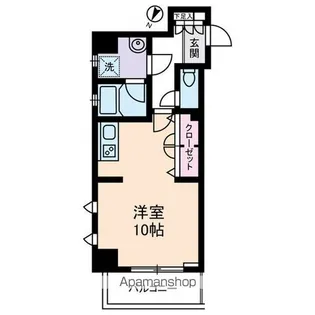 クオーレ西新宿【2階】の間取り
