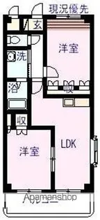 グランドソレイユ【1階】の間取り