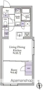 アトリオフラッツ高円寺【4階】の間取り